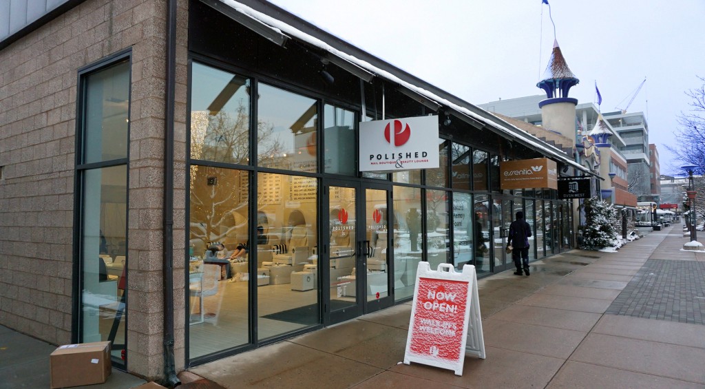 A developer recently purchased a retail strip in Cherry Creek. Photo by Burl Rolett.