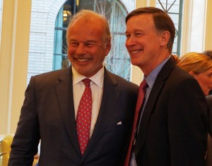 Schonbrun (left) and Hickenlooper