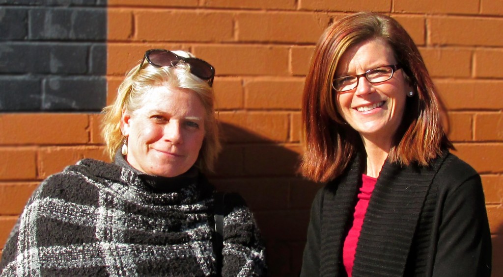 Life on Capitol Hill Publisher Hilleary Waters (left) and Shanna Taylor, the publication's new owner. Photo by Aaron Kremer.