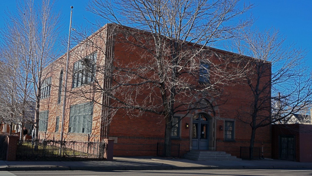 An old school building is under new ownership by an advertising firm. Photos by Burl Rolett.