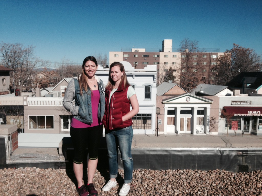 Christy Brown (left) and Sarah Mellick are opening a fitness studio in Five Points. Photos by George Demopoulos.