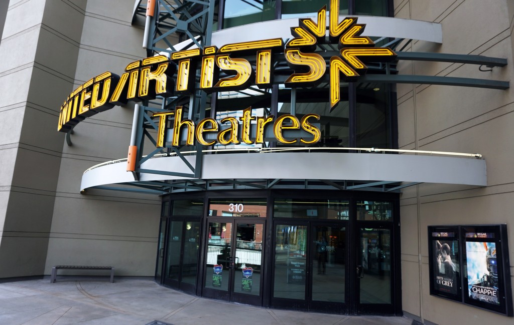 The Pavilions movie theater on the 16th Street Mall is set for renovations to all of its auditoriums. Photo by Burl Rolett.