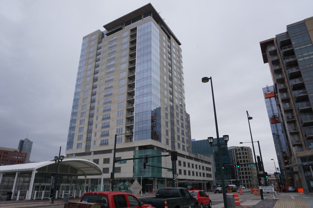 The first few renters have moved into a new apartment development near Union Station. Photos by Burl Rolett.