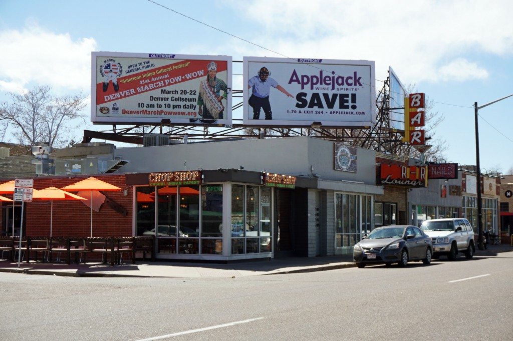 An architecture and planning firm will tackle a disjointed stretch of East Colfax Avenue. Photos by Burl Rolett.