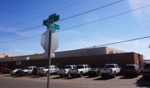 The warehouse is currently home to two businesses. 