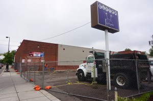 The former Elitch Lanes is being converted into a grocery store. Photo by Burl Rolett.