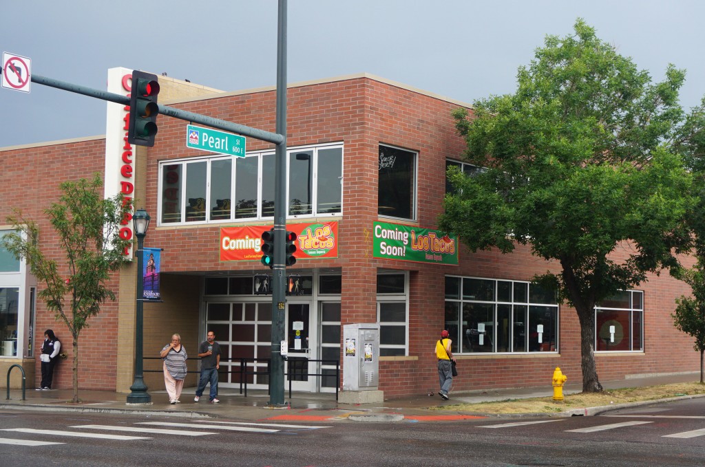 Los Tacos is replacing Billy's Gourmet Hot Dogs on East Colfax. Photos by Burl Rolett.