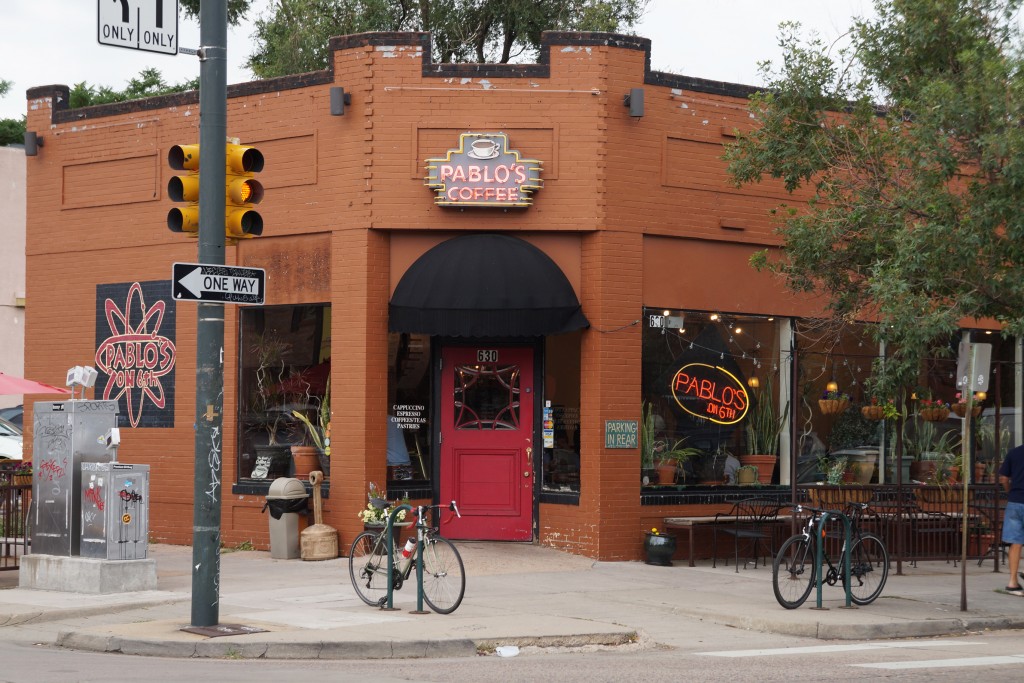 Pablo's Coffee has two Cap Hill shops, one at 630 E. Sixth Ave. Photo by Katherine Blunt.