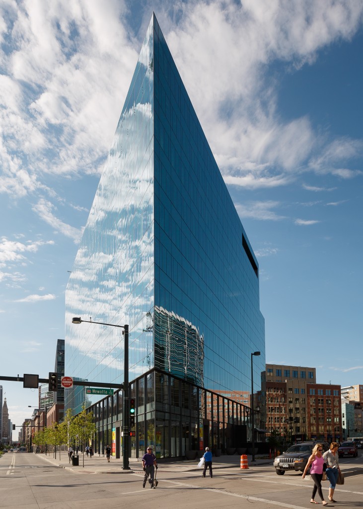 WeWork has grabbed three floors in the Triangle Building. Photo by JC Buck, courtesy of East West Partners.