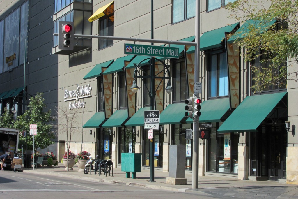 The Barnes & Noble in downtown Denver will close by the end of the year. Photo by Aaron Kremer.