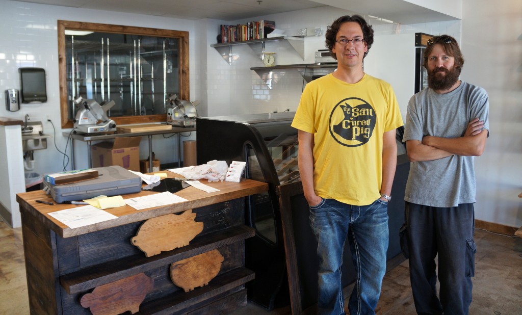 Miner (left) and Albano are preparing to launch their market and deli. Photos by Amy DiPierro.