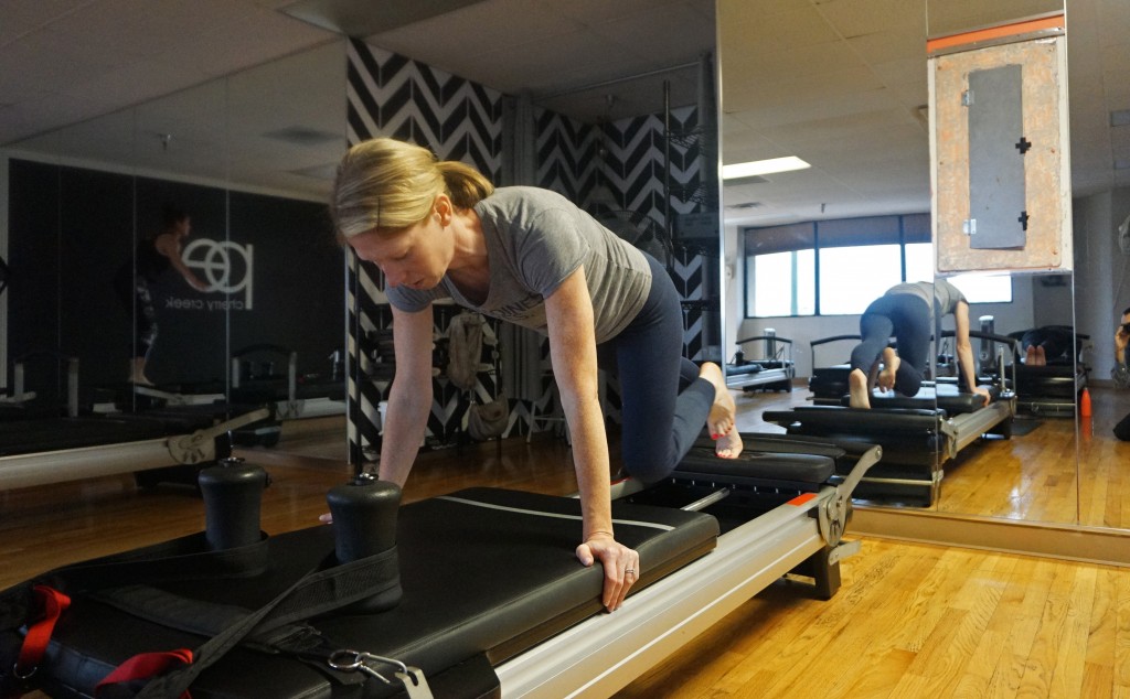 Pilates Evolution uses Lagree fitness machines in its workouts. Photos by George Demopoulos.