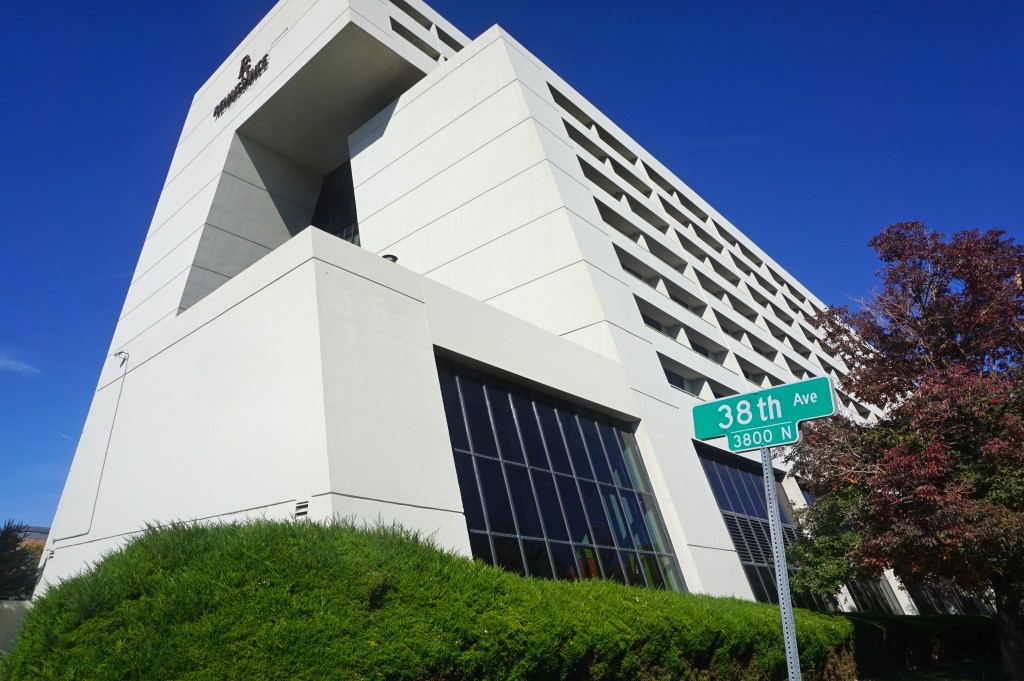 The Renaissance Hotel in Stapleton was the larger of two properties sold last week. Photos by Burl Rolett.