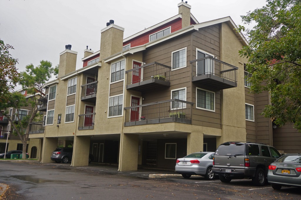 The 11-acre Del Arte apartment complex sold last month. Photos by Burl Rolett.