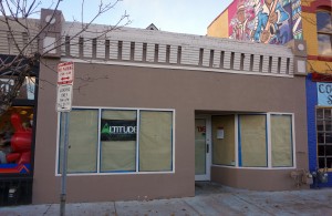 The existing building is set to be demolished. Photo by Burl Rolett.