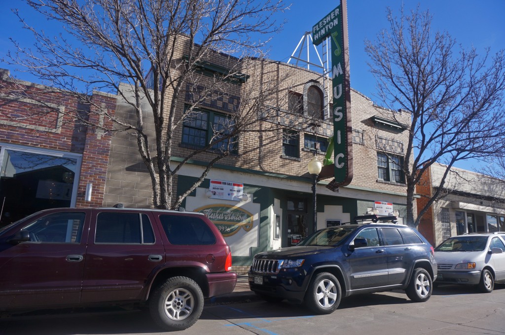 The Flesher-Hinton music store is leaving its longtime home on Tennyson Street. Photos by Burl Rolett.