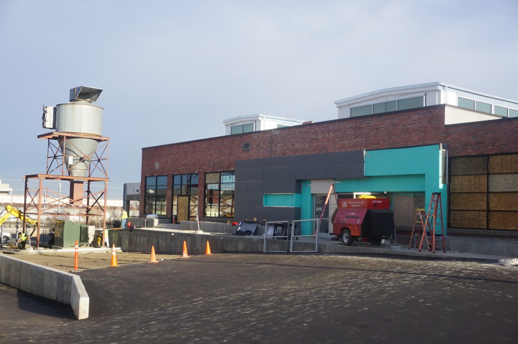 The two-building Bindery on Blake complex has several tenants up and running and more on the way on Blake Street. Photo by Burl Rolett.