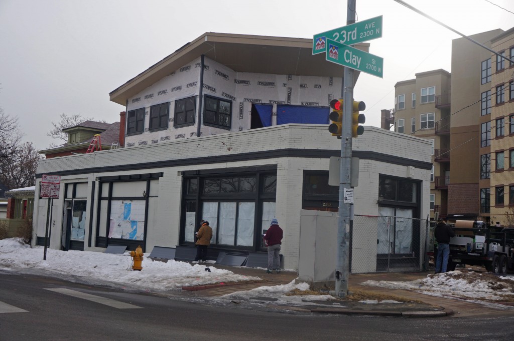 Renovations are underway to turn a Jefferson Park property into a brewery and restaurant. Photo by Burl Rolett.