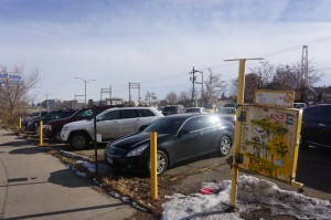 The land is currently a surface parking lot. 