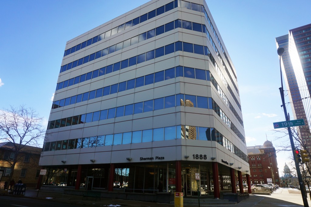 The Sherman Plaza office building changed hands after 20 years under the same owner. Photo by Burl Rolett.