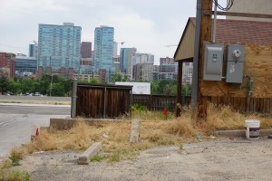 Sanctuary plans to build four four-story townhomes on the narrow Central Street lot.