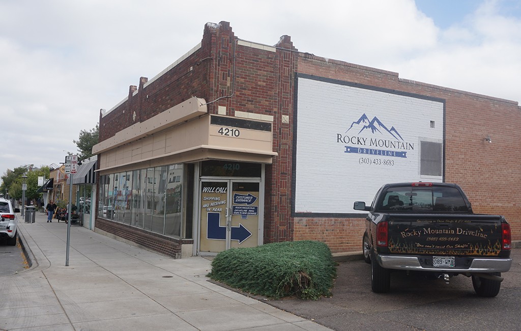 Part of the property houses Rocky Mountain Driveline in a 7,000-square-foot warehouse built in the 1930s. (Burl Rolett)