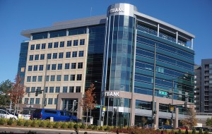 Pauls Corp. built the FirstBank office building towards the end of First Avenue in Cherry Creek. (Burl Rolett)