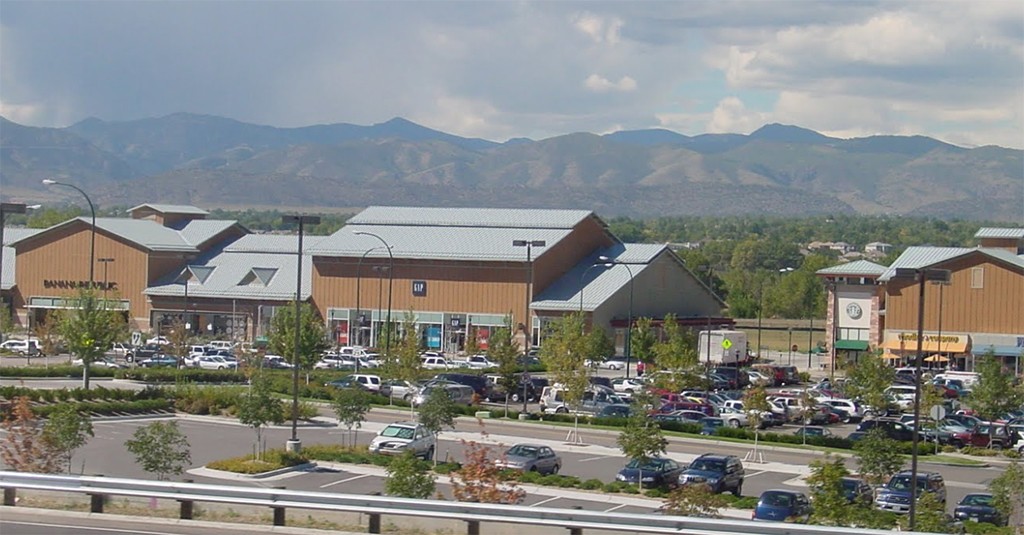 Aspen Grove on South Santa Fe Drive is anchored by Williams Sonoma, Ulta, Pier 1 and Alamo Drafthouse Cinema. (Google Maps)