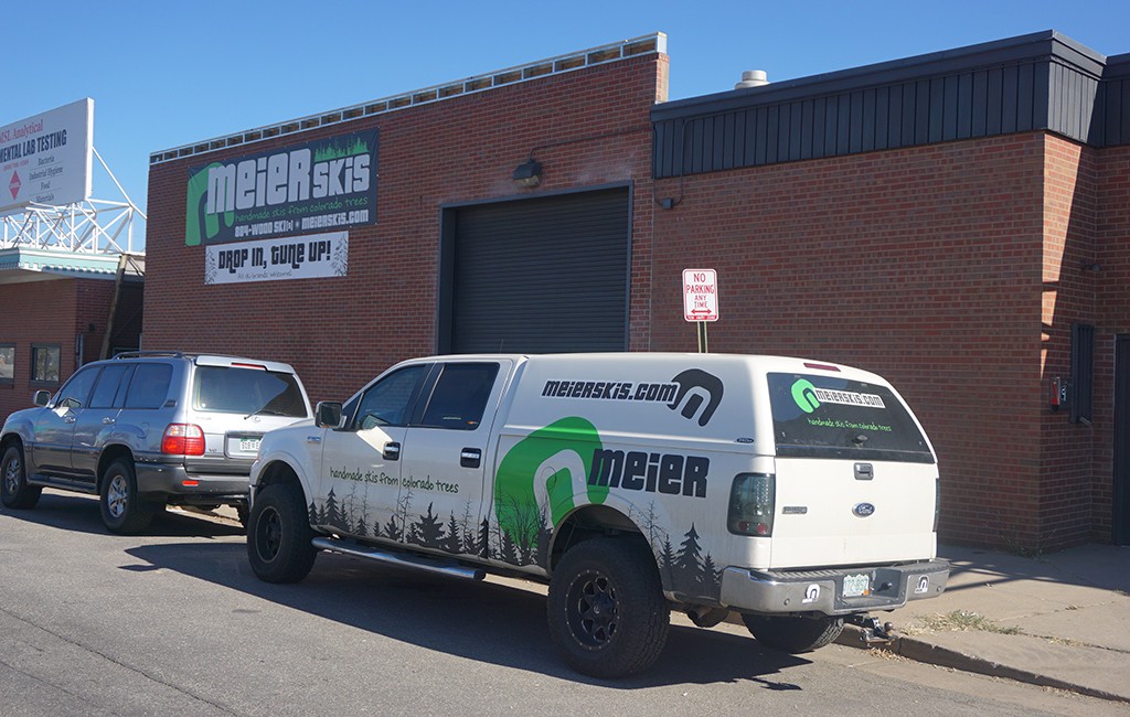 The 3,000-square-foot production facility and showroom at 970 Yuma St. (Burl Rolett)