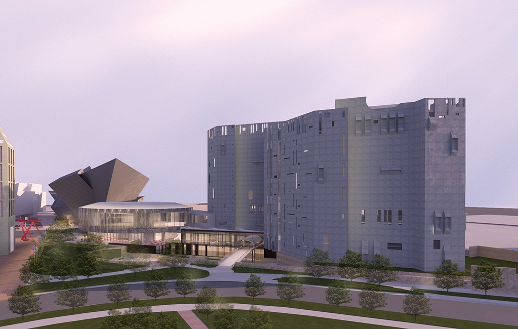 A rendering of the renovated North Building. (Courtesy Denver Art Museum)