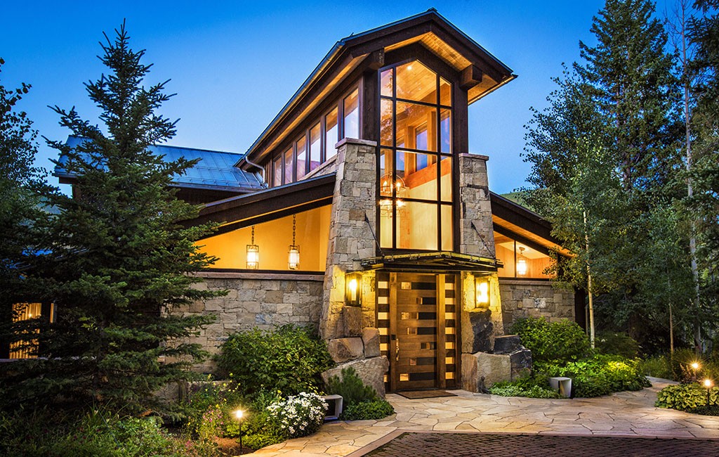 The 11,500-square-foot ski-in, ski-out property was purchased for $23 million. (Brent Bingham Photography)