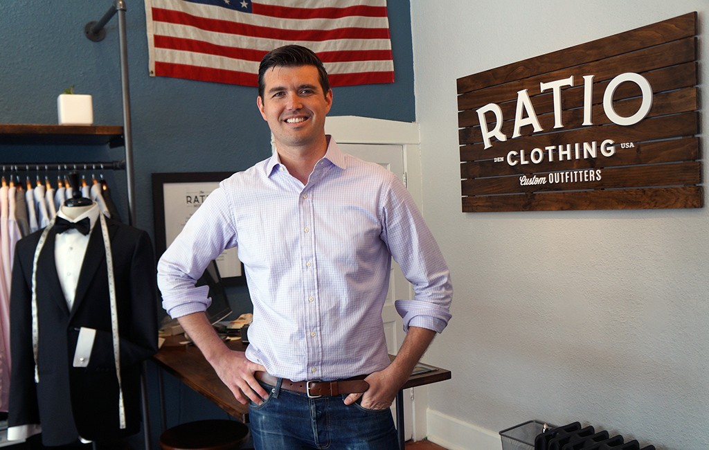 Founder and CEO Eric Powell in the 16th Street store. (Amy DiPierro)