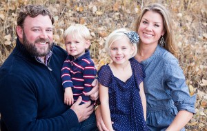 Patrick and Amy Turner with their two children. (Courtesy Goldfish)