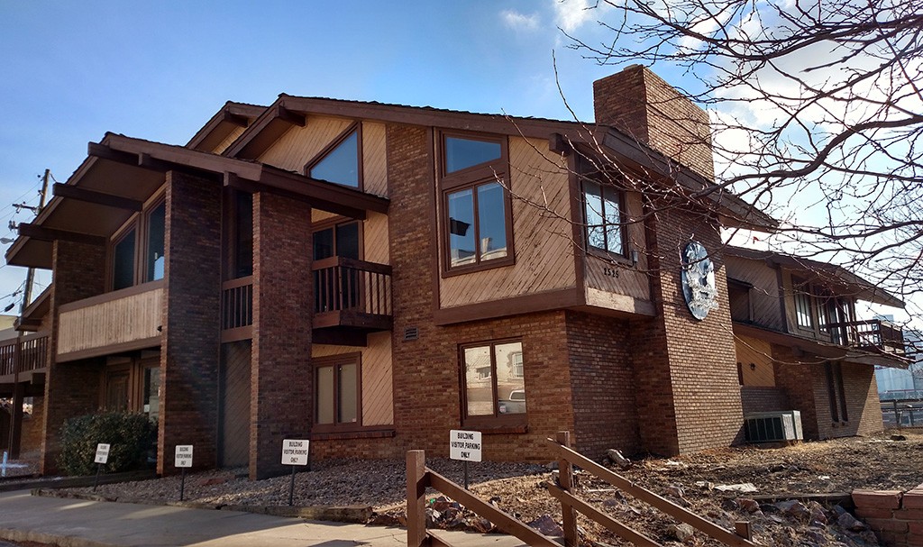 The site on 16th Street hosts a 15,000-square-foot office building. (Burl Rolett)