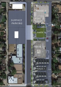 A site plan of the upcoming development. (Courtesy HM Capital)