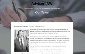 advisorLaw screenshot