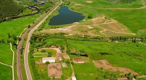 saddle mountain ranch aerial