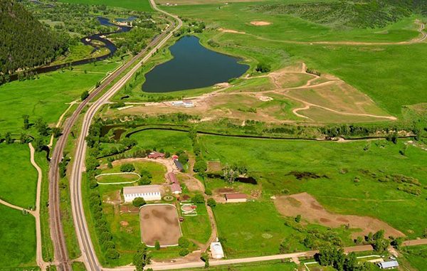 saddle mountain ranch aerial