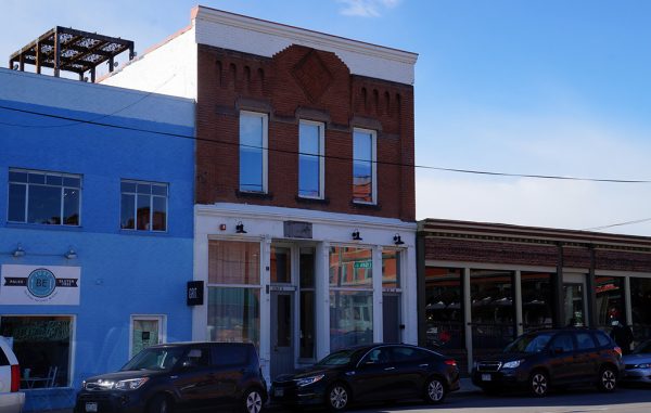 pedestrian shops storefront