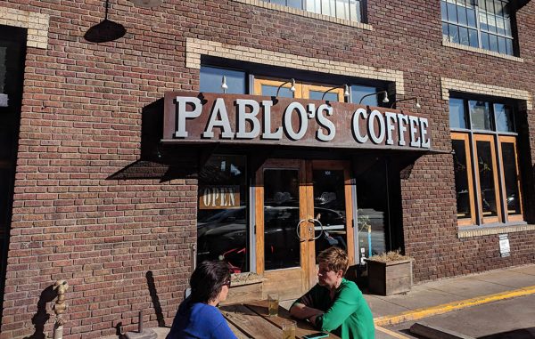 pablos coffee storefront