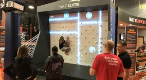 augmented climbing wall