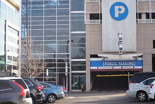 Cherry Creek parking spaces