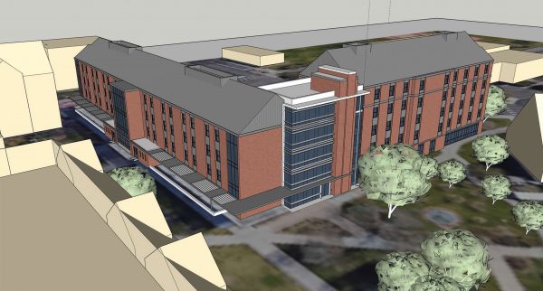 Regis U DeSmet Hall Rendering