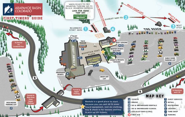 abasin parking lot map