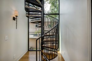 395 Detroit St. spiral staircase