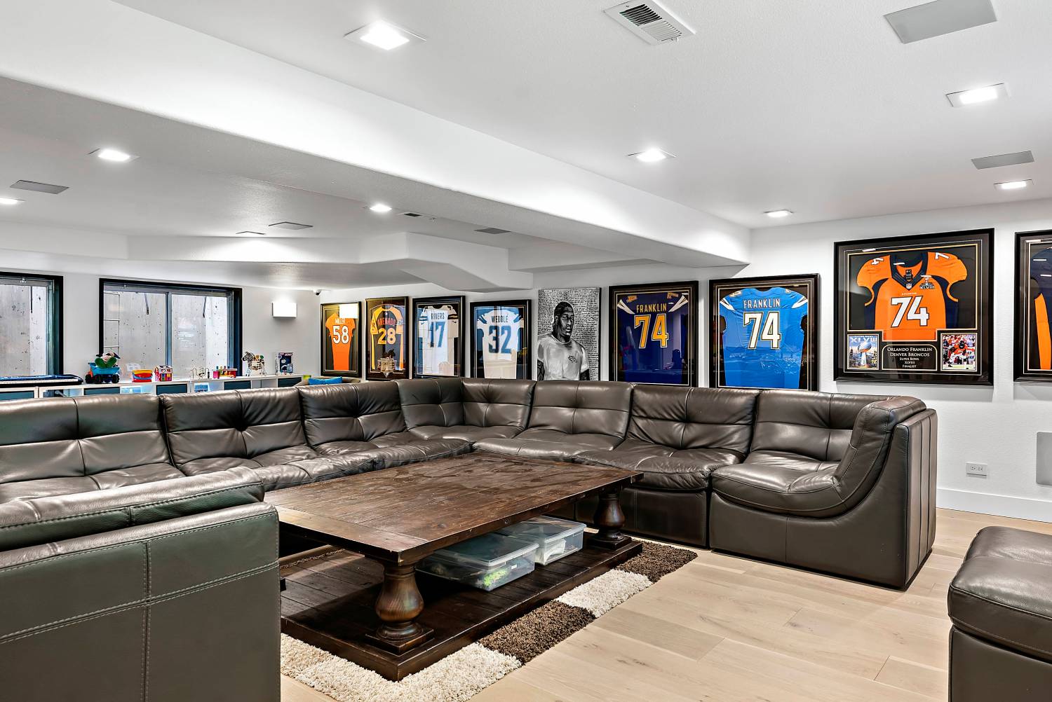 Broncos Home basement 2