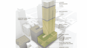 Apartment tower planned for downtown Denver