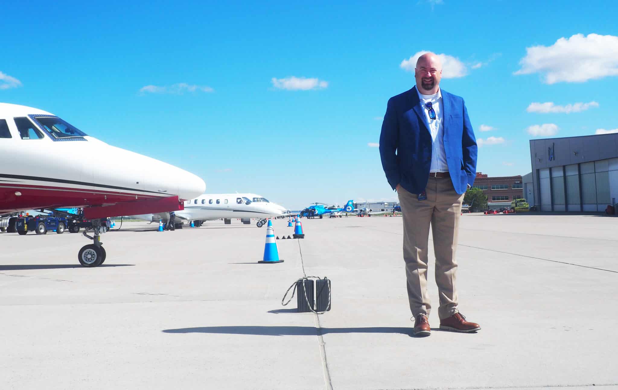 Construction underway at Centennial Airport