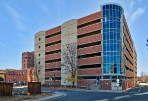 VA Hospital parking garage