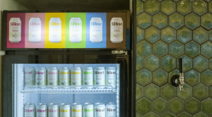 Sekwl Beverage House Sekwl Cooler and Tasting Wall at the House